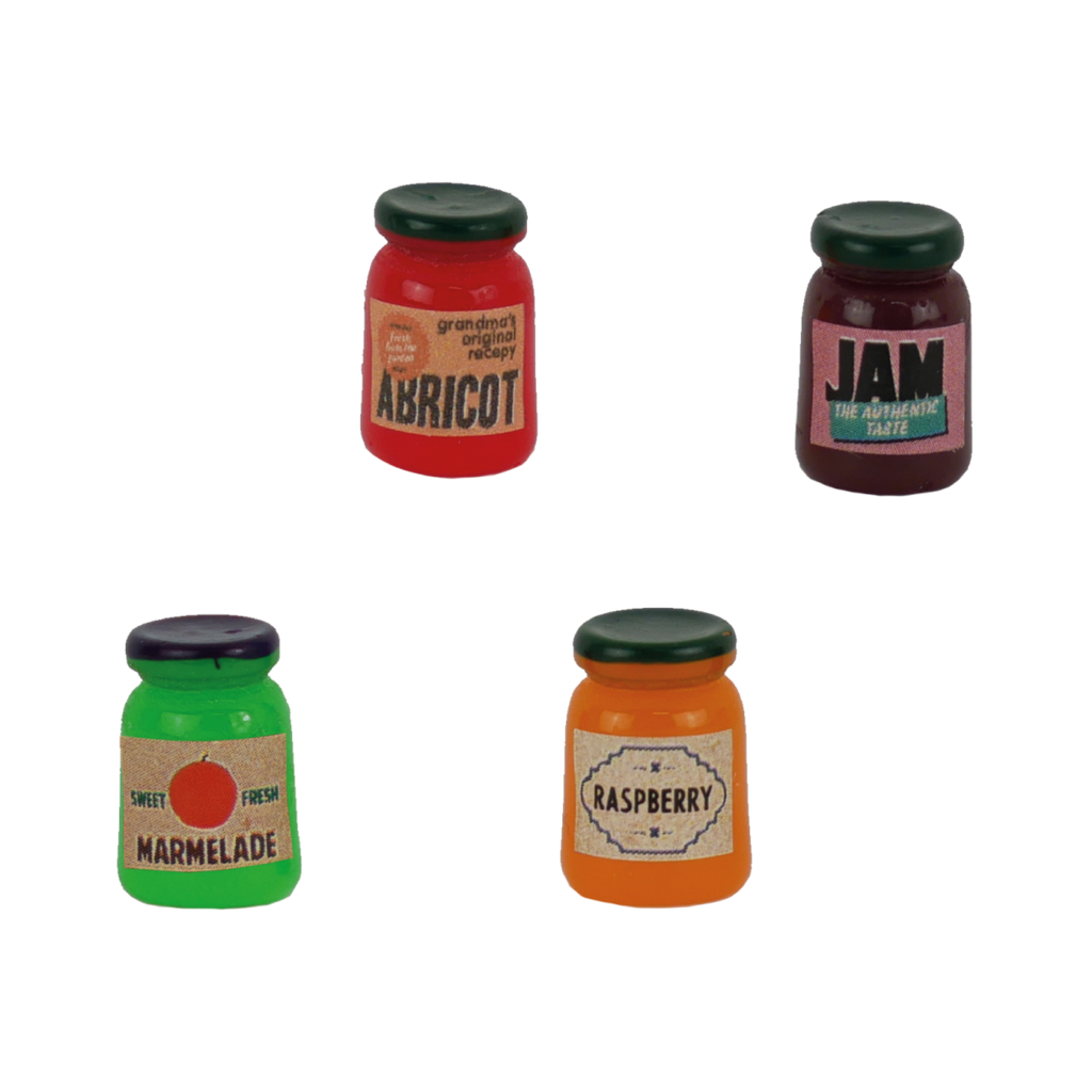 Sam & Julia - Mini Doll House Accessories - Jam Jars