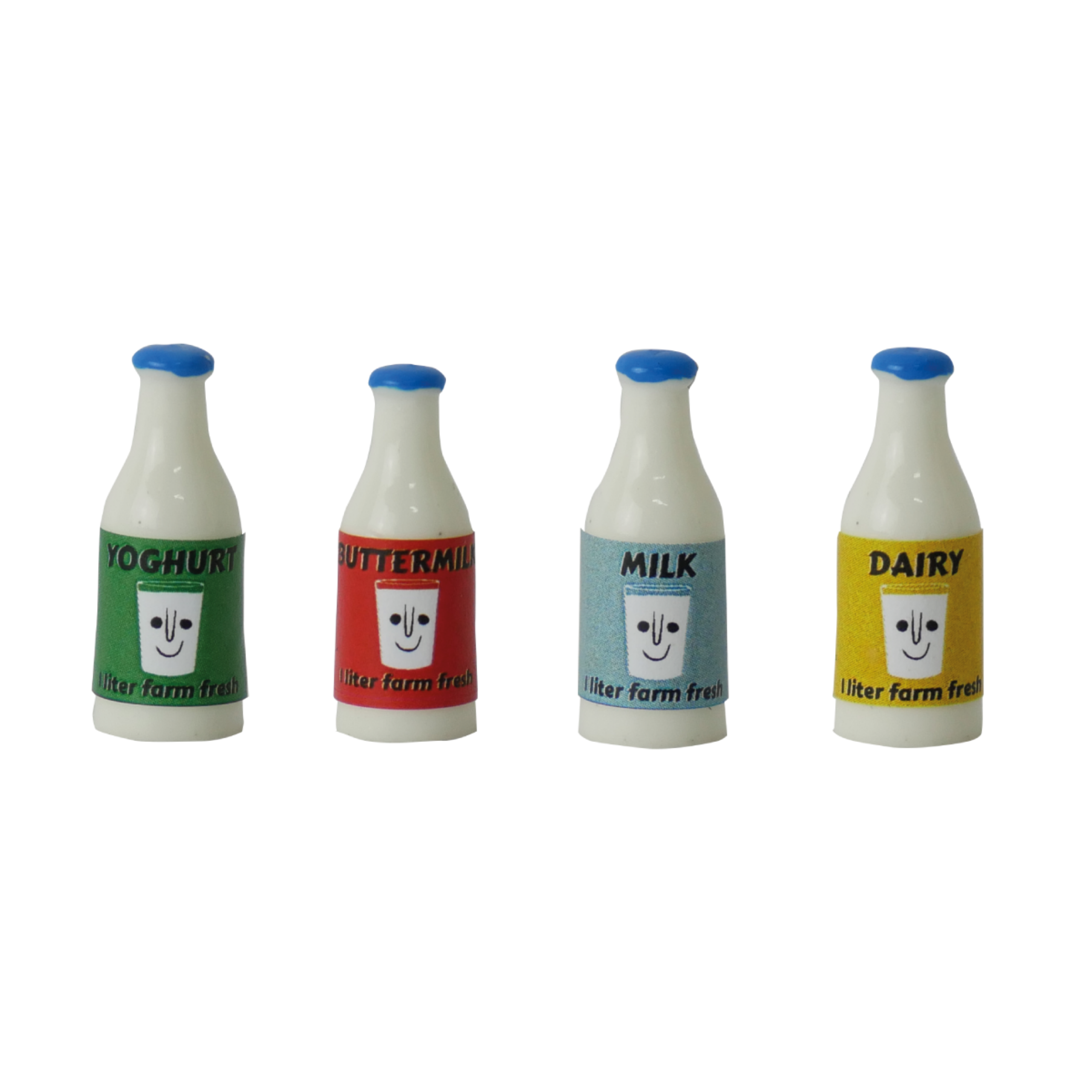 Sam & Julia - Mini Doll House Accessories - Milk Bottles