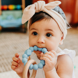 Moon Teether - Soft Blue