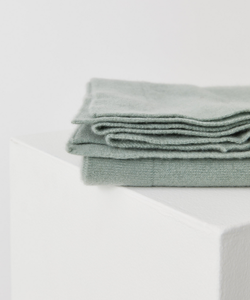 Philé - Cashmere Baby Blanket - Sage