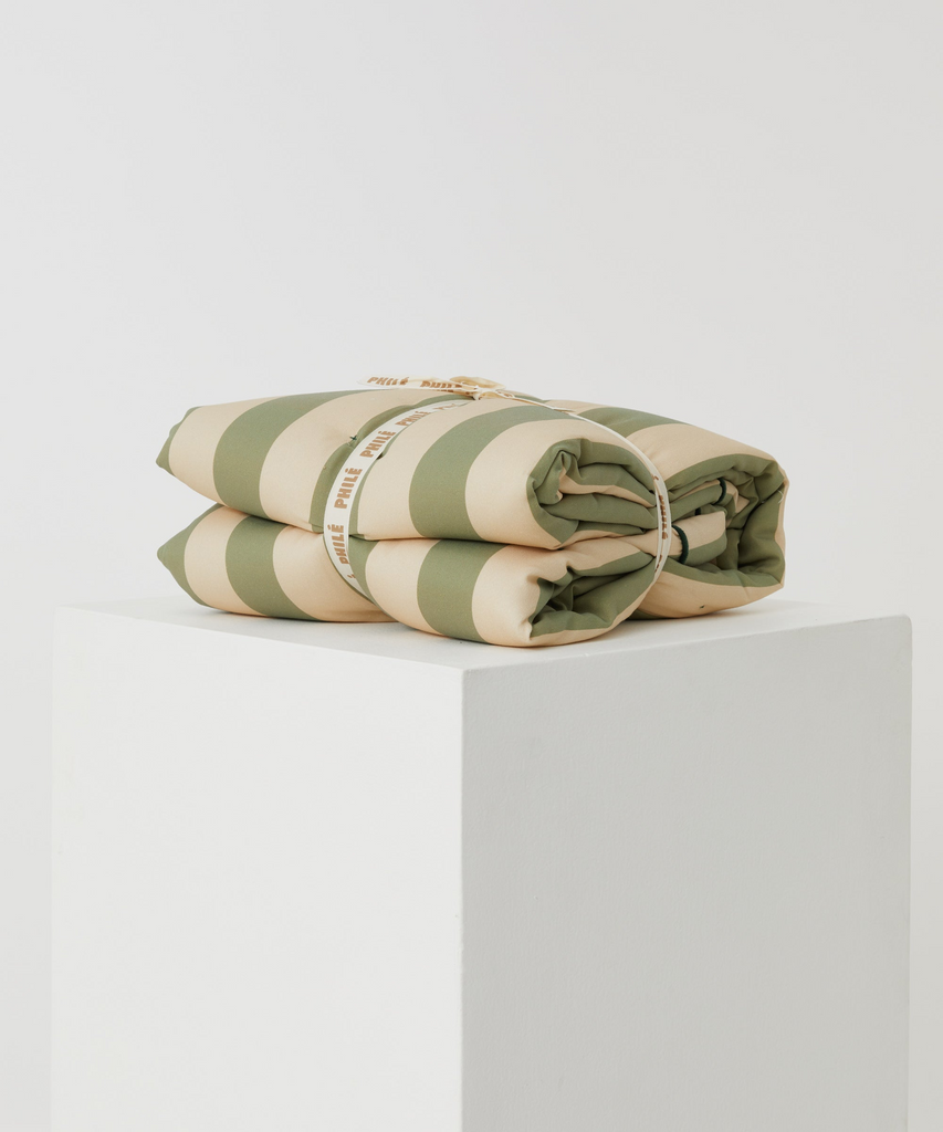 Philé - Play Mat - Green Striped *PRE ORDER - DUE LATE OCTOBER - EARLY NOVEMBER