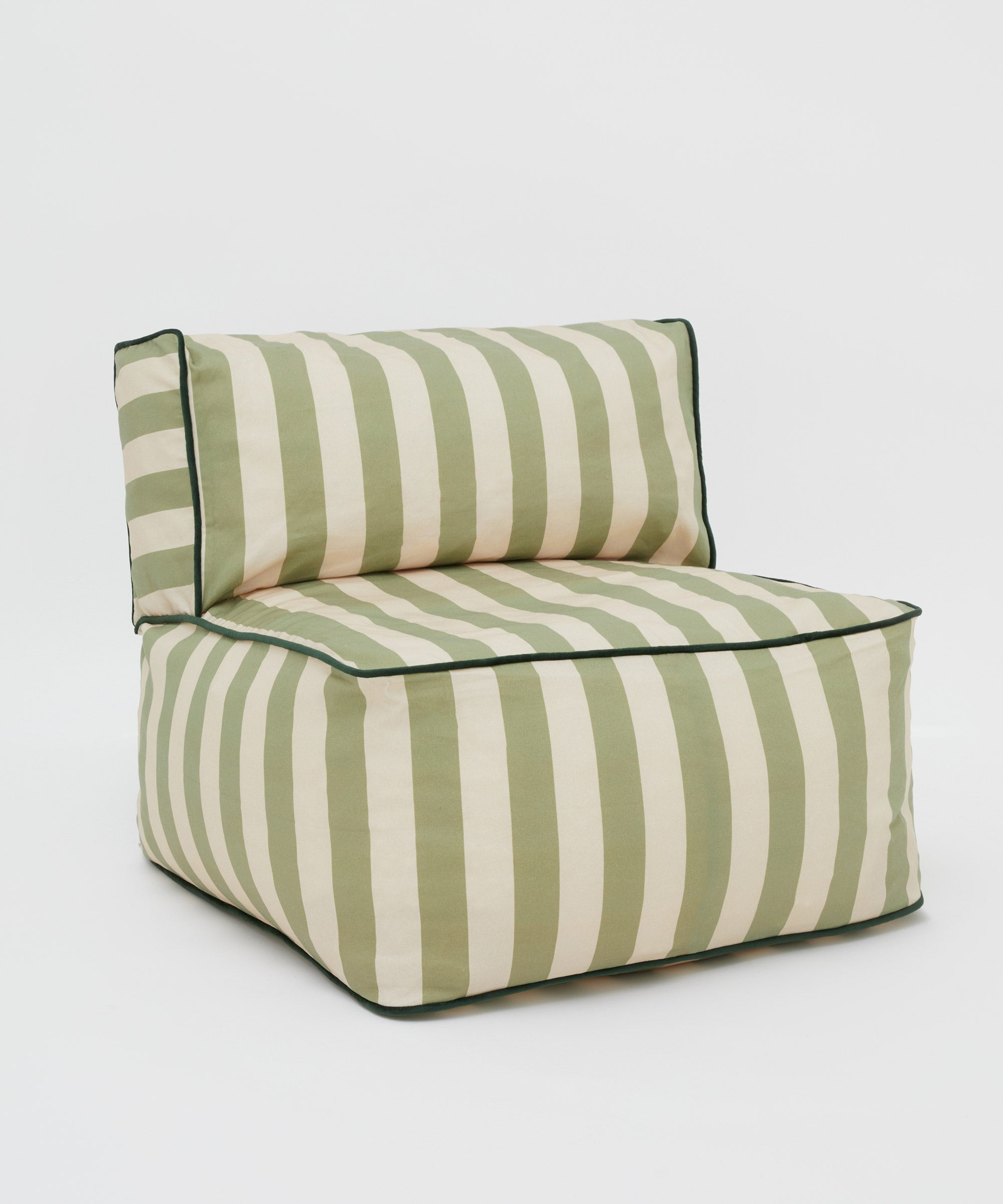 Philé - Striped Toddler Lounger - Green