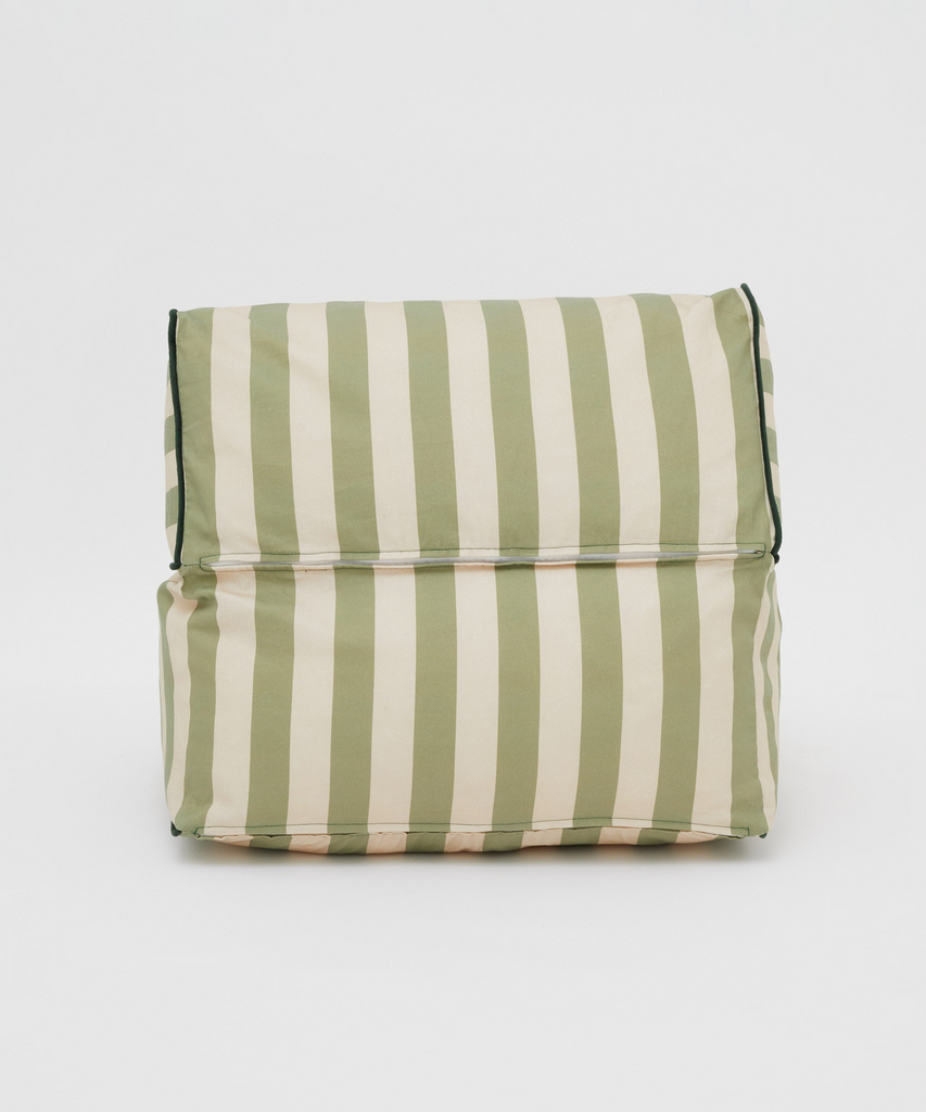 Philé - Striped Toddler Lounger - Green