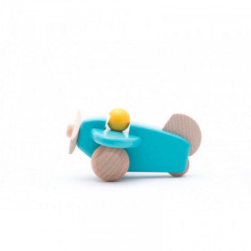 BAJO - PLANE WITH PILOT - LIGHT BLUE