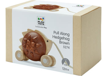 Plan Toys - Pull Along Hedgehog