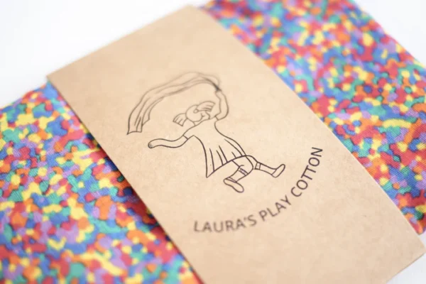 Laura's Play Cotton Confetti Rainbow 90 x 90cm