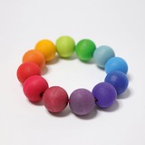 Grimm's - Grasping Toy Bead Ring Rainbow
