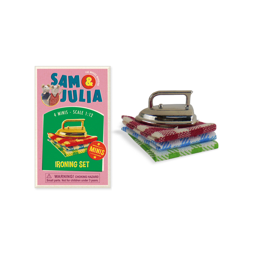 Sam & Julia - Mini Doll House Accessories - Ironing Set