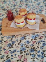 Ratatouille Miniatures -  Scone with Jam Jar