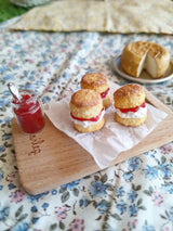 Ratatouille Miniatures -  Scone with Jam Jar