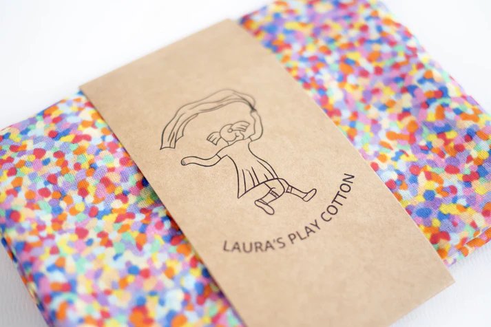 Laura's Play Cotton Super Confetti 90 x 90cm