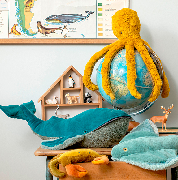 Moulin Roty - Tout Autour Du Monde - Large Octopus