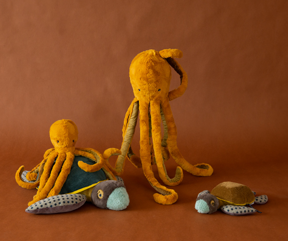 Moulin Roty - Tout Autour Du Monde - Large Octopus