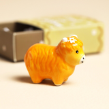 Tiny Matchbox Token - Highland Cow
