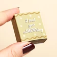 Tiny Matchbox Token - Highland Cow