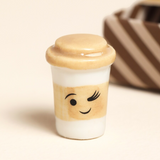 Tiny Matchbox Token - Latte