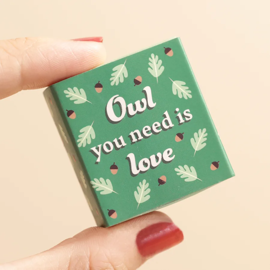 Tiny Matchbox Token - Owl