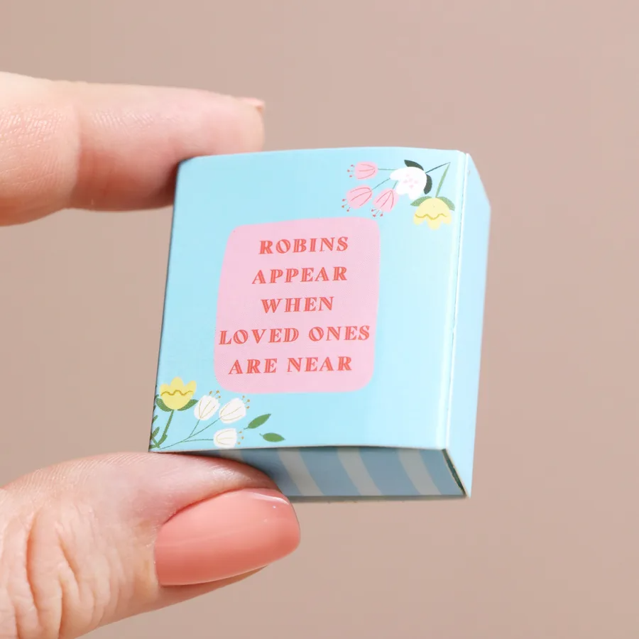 Tiny Matchbox Token - Robin