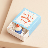 Tiny Matchbox Token - Birthday Cake