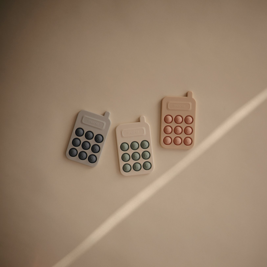Mushie - Phone Press Toy - Blush