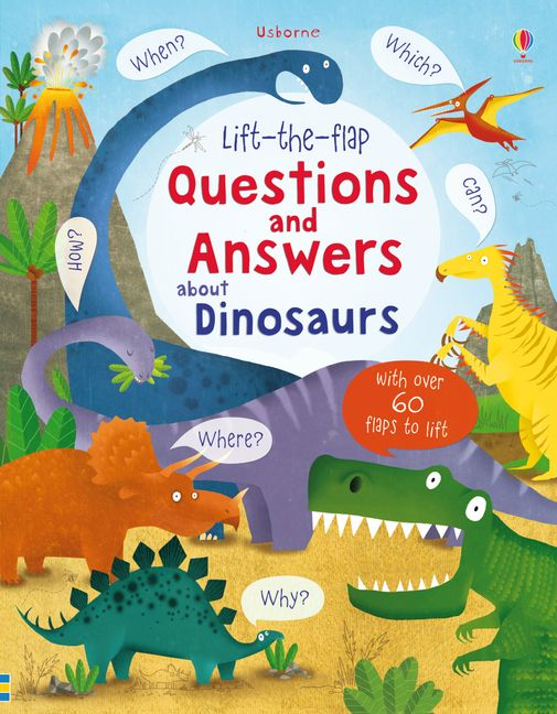 Questions & Answers About Dinosaurs - Lift The Flap (Board Book)