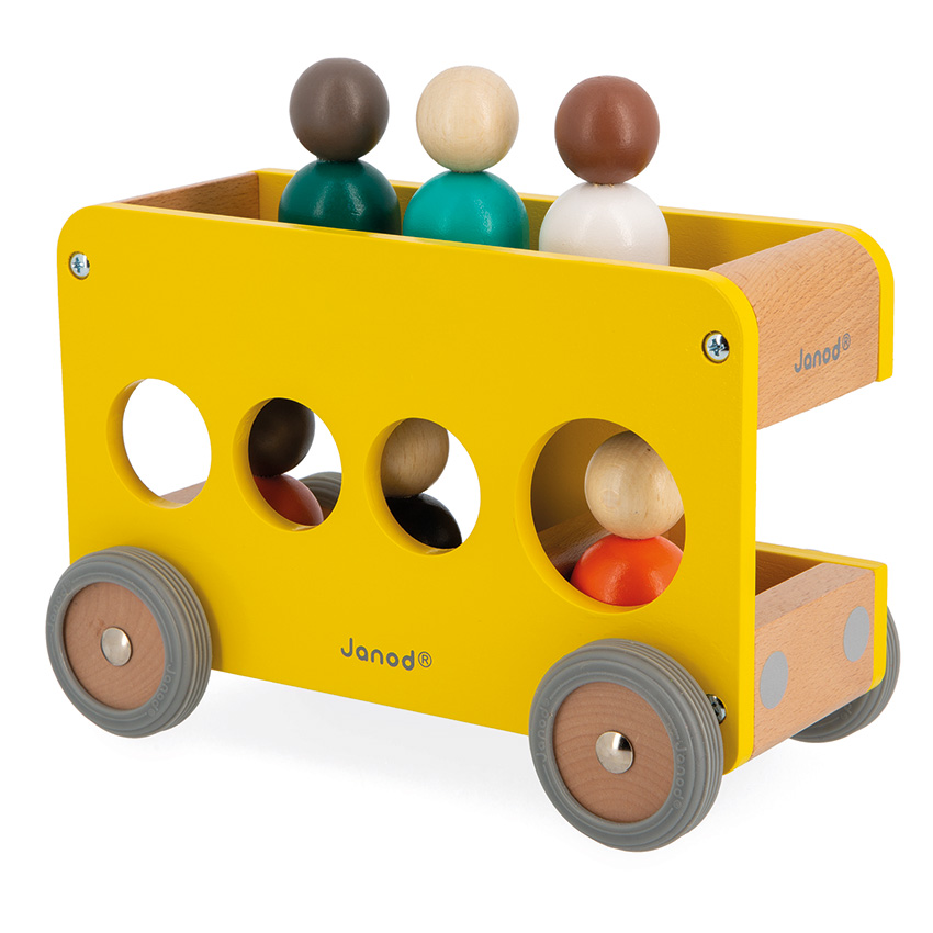 School Bus With 6 Figures