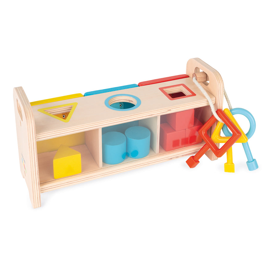 SHAPE SORTER BOX with KEYS
