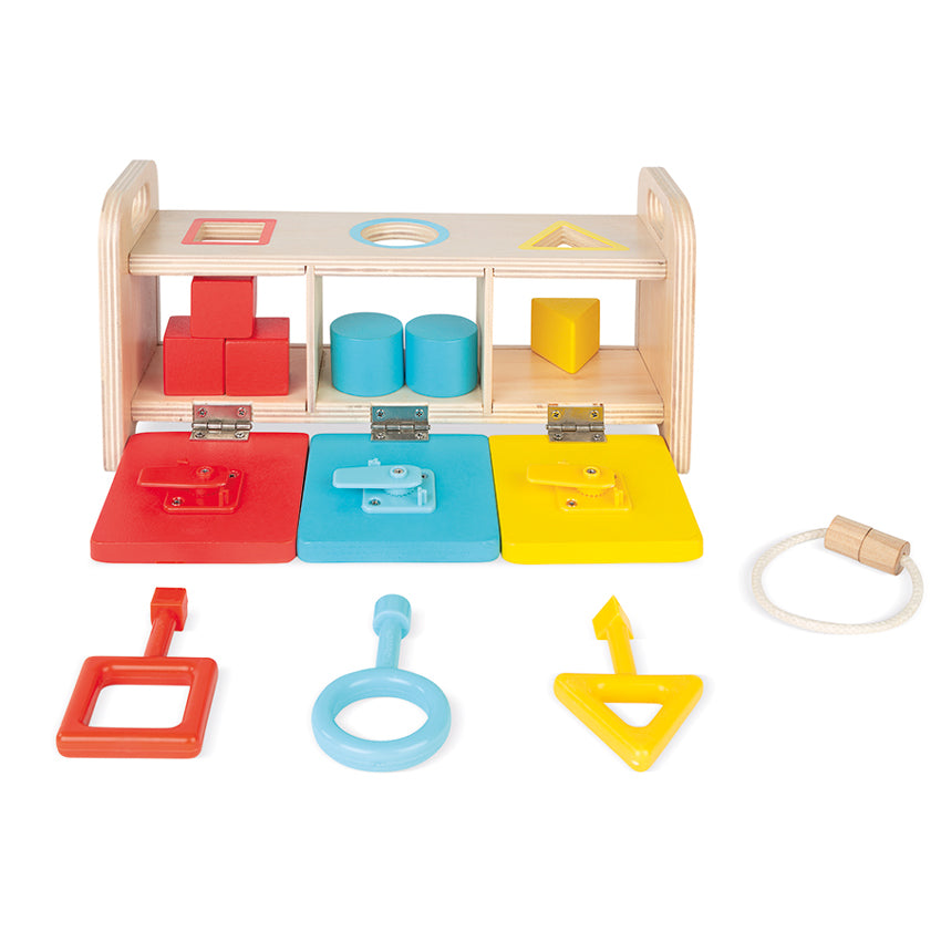 SHAPE SORTER BOX with KEYS