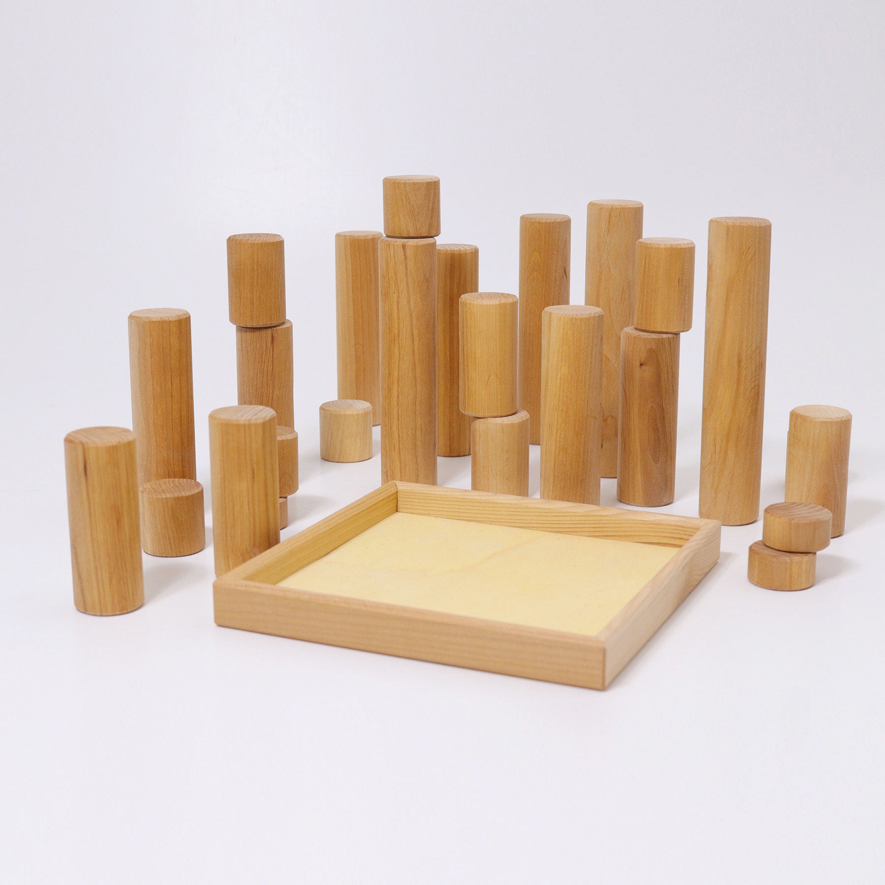 Grimm’S -  Rollers Large Building Set Natural