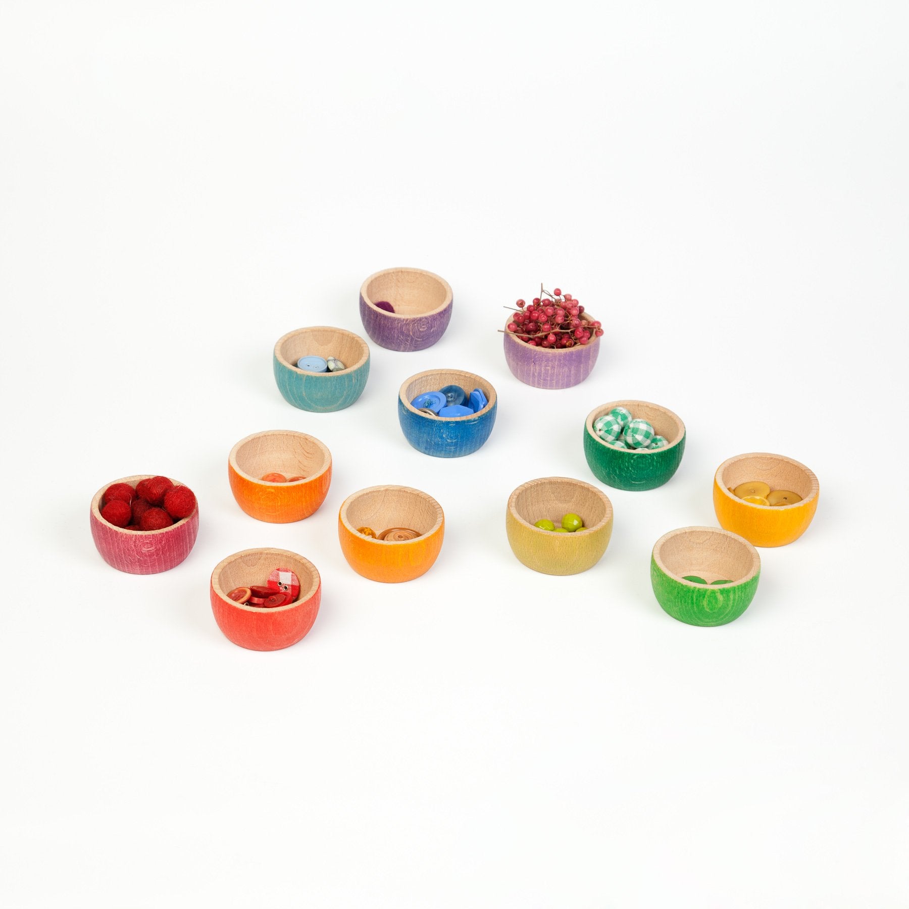 Grapat 12  Coloured Bowls
