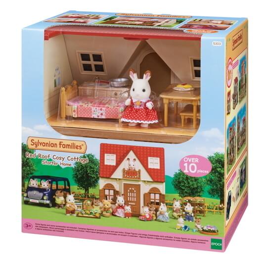 SYLVANIAN RED ROOF COSY COTTAGE STARTER HOME