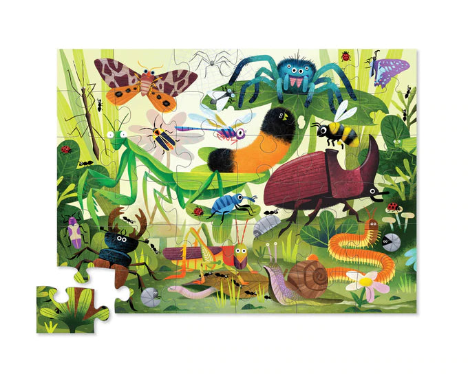 FLOOR PUZZLE -BACKYARD BUGS 36PC