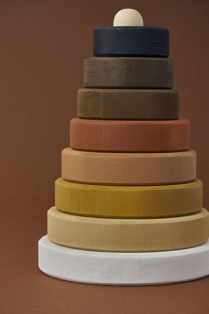 Raduga Grez - Diversity Stacking Tower Black To White