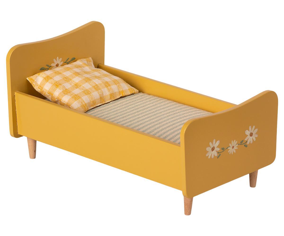 Wooden Bed Mini Yellow