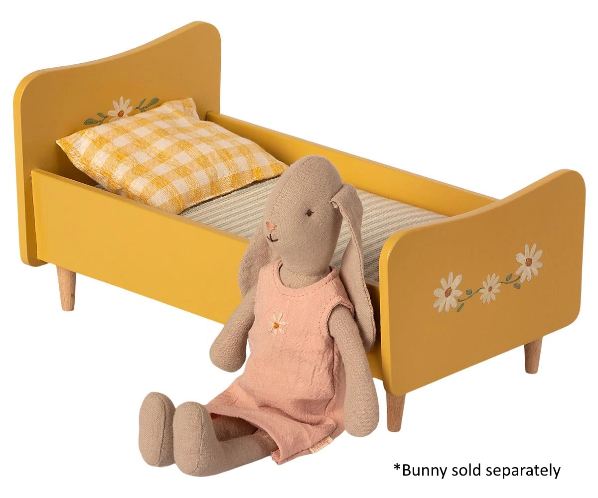 Wooden Bed Mini Yellow