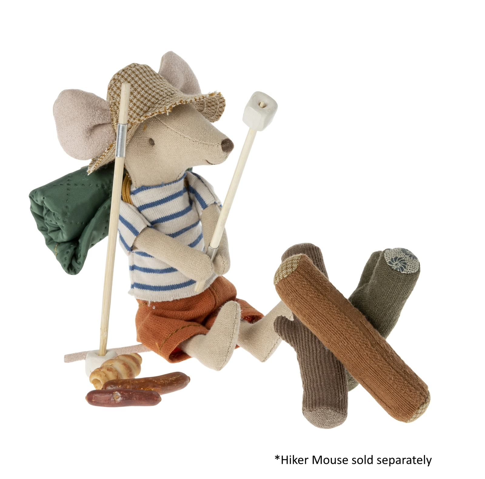 Maileg - Bonfire Set For Hiker Mouse