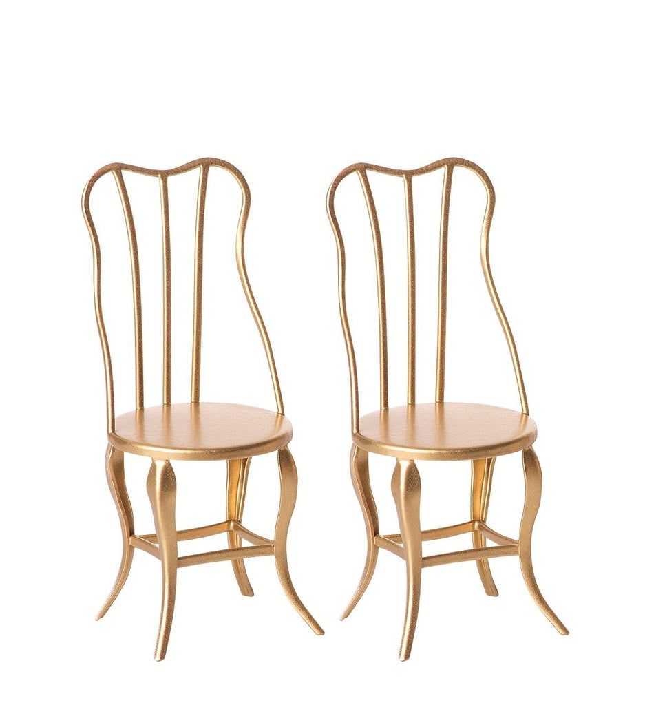 VINTAGE CHAIRS MICRO GOLD 2 PCS