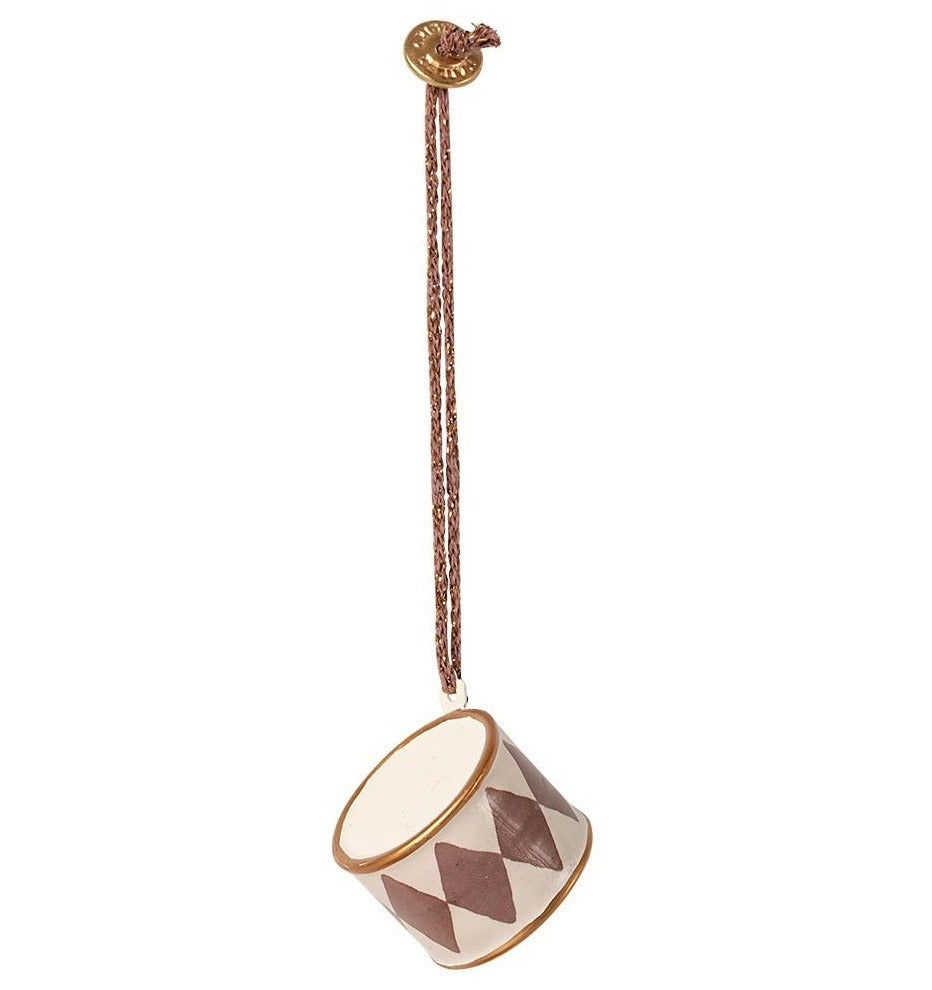 Maileg - Drum Metal Ornament - Grape