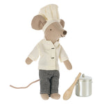 Maileg - Chef Mouse With Pot & Spoon