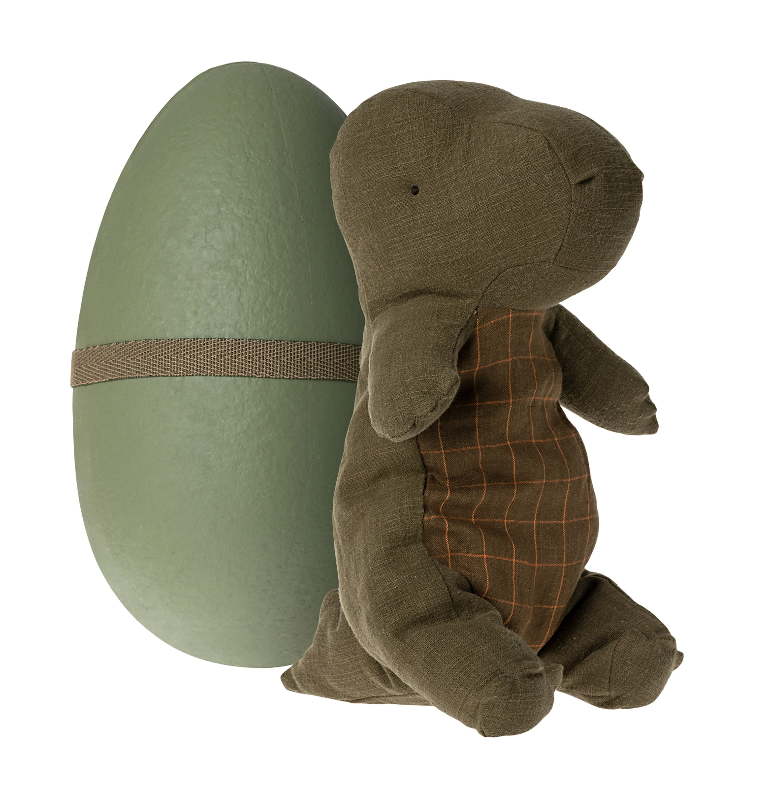 Maileg - Gantosaurus In Egg - Medium - Forest Green