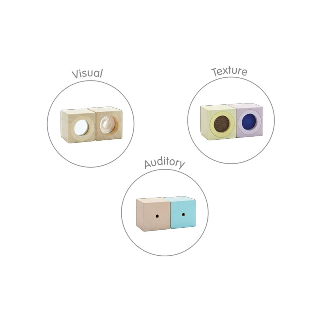 SENSORY BLOCKS - 6PC