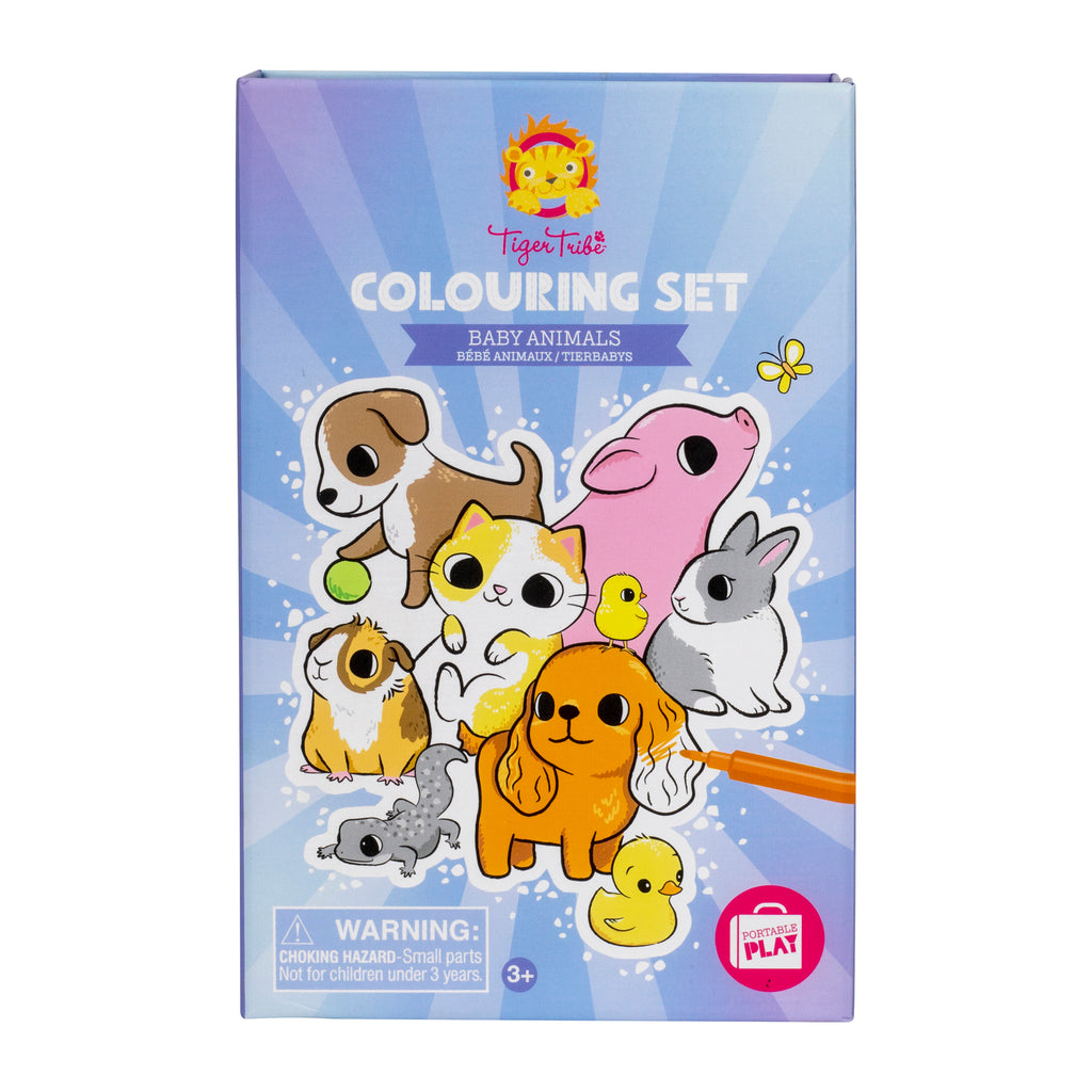 COLOURING SET - BABY ANIMALS