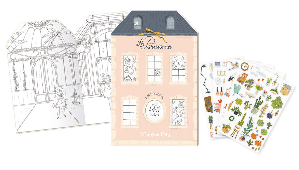 MOULIN ROTY LES PARISIENNES MA MAISON STICKER BOOK