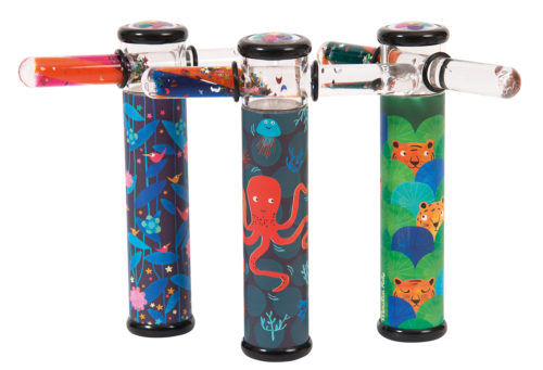 KALEIDOSCOPE WITH SEQUIN CHAMBER - BIRDS