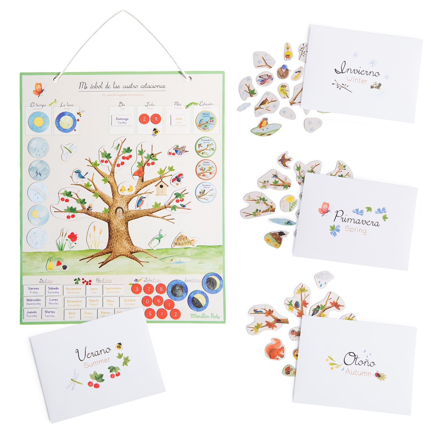 Moulin Roty - Jardin Seasons Calendar