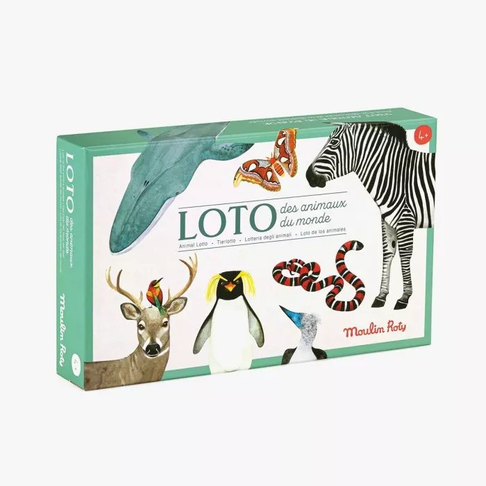 TOUT AUTOUR DU MONDE - ANIMAL LOTTO