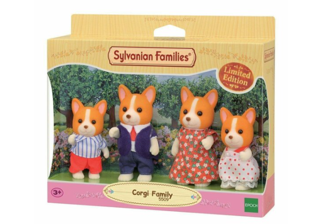 Sylvanian Corgi Family