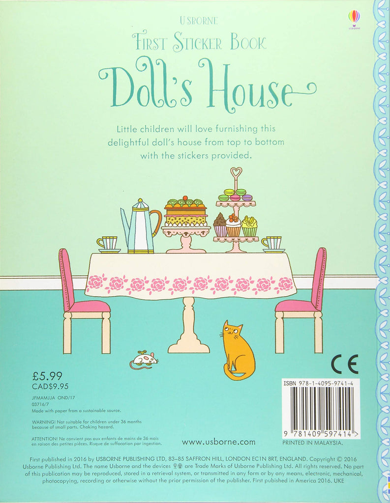 FIRST STICKER BOOK: DOLL'S HOUSE
