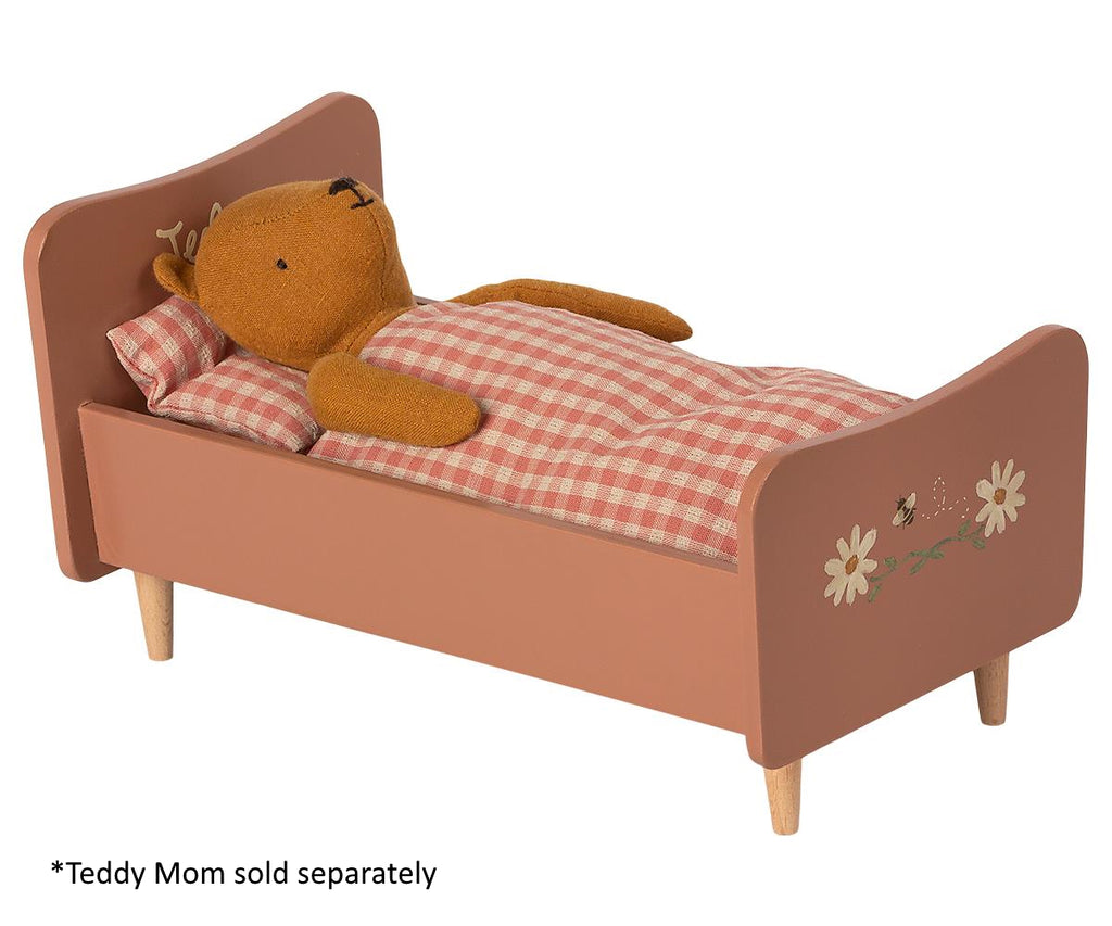 Maileg - Wooden Bed Rose For Teddy Mum