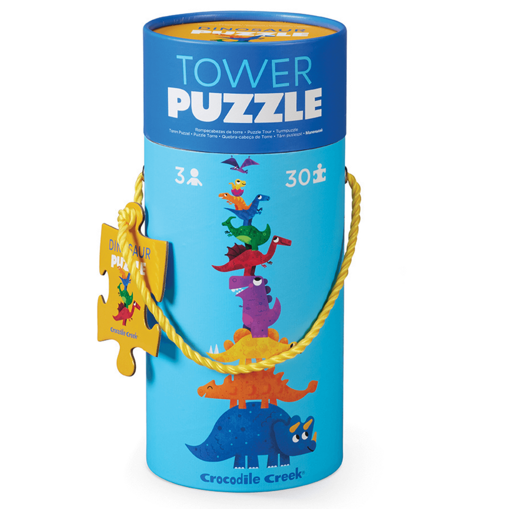 TOWER PUZZLE 30PC - DINOSAUR